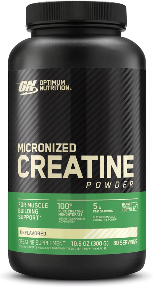 Micronized Creatine Monohydrate Powder, Unflavored, Keto Friendly, 60 Servings (Packaging May Vary)