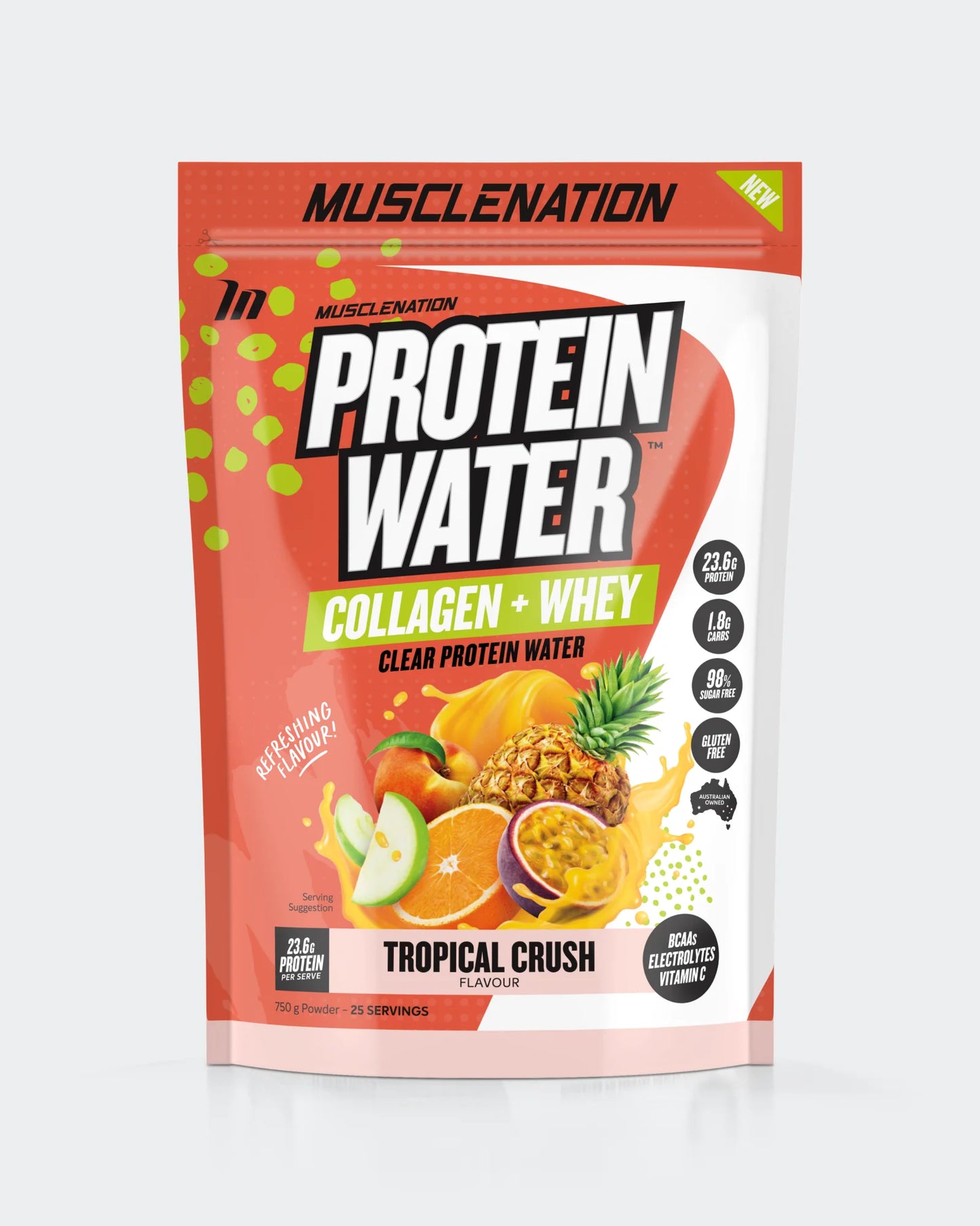 PROTEIN WATER - Tropical Crush - 25 Serves 750G