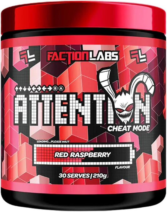 Attention Cheat Mode Red Raspberry 30 Serves