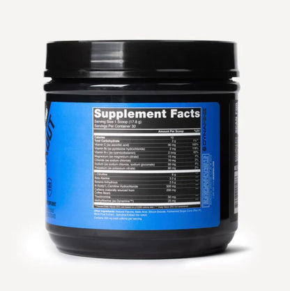 Ultimate Pre Workout Powder - Pre-Workout Energy Powder Drink for Men & Women - High Stim Sugar-Free Nootropic Blend to Support Muscle Pump, Energy, & Recovery 200Mg Caffeine Blue Raspberry