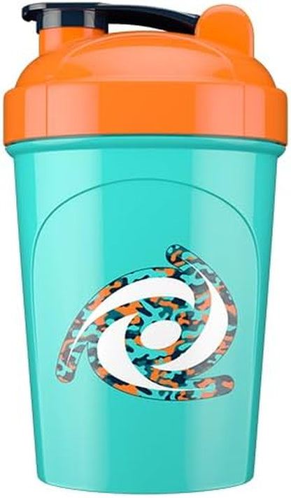 Digi-Teal Shaker Bottle, Drink Mixer for Pre Workout, Protein Shake, Smoothie Mix, Meal Replacement Shakes, Energy Powder and More, Blender Cup, Portable Safe, BPA Free Plastic - 16 Oz