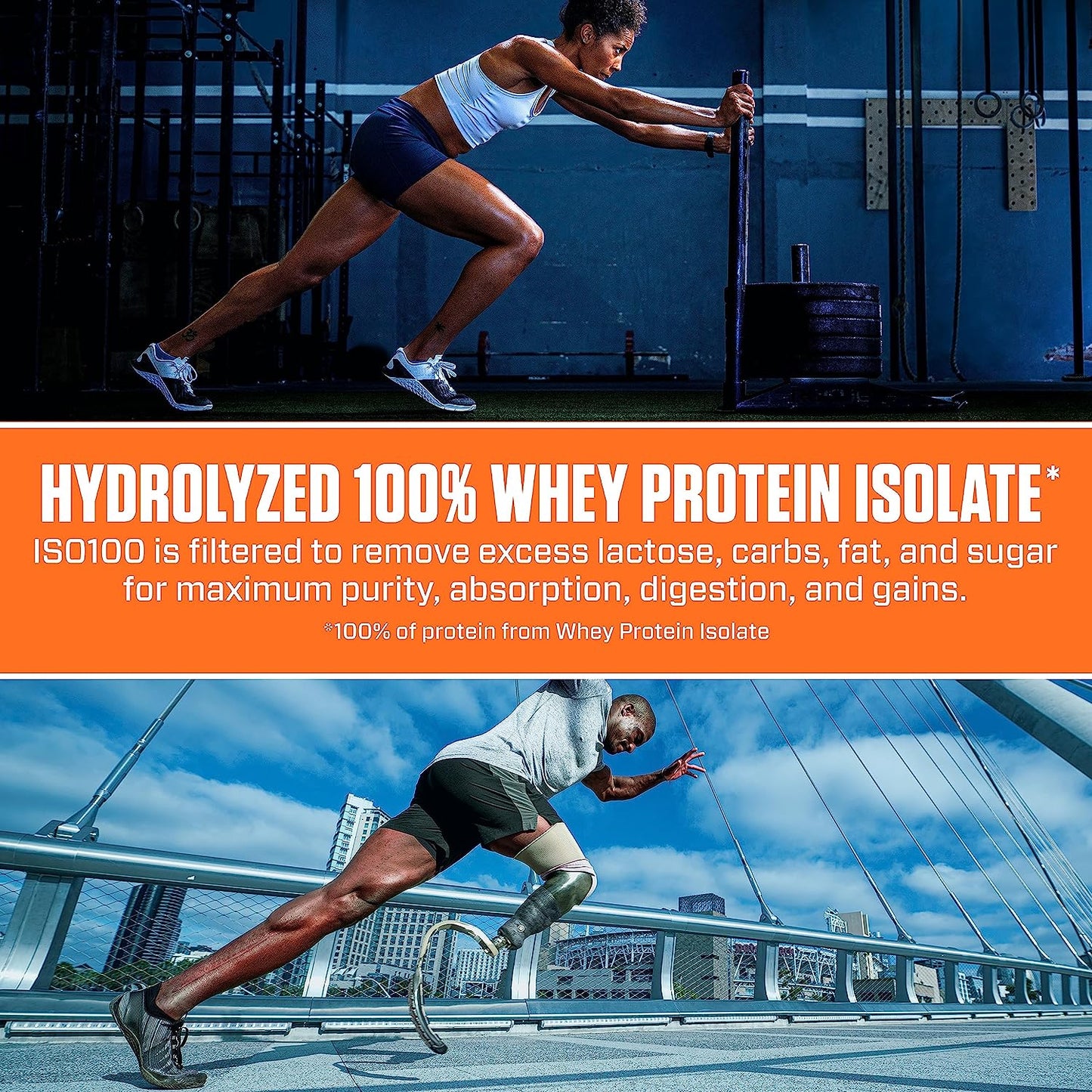 ISO100 Hydrolyzed 100% Whey Isolate Protein Powder in Dunkin' Cappuccino Flavor, 25G Protein, 95Mg Caffeine, 5.5G Bcaas, Gluten Free, Fast Absorbing, Easy Digesting, 20.8 Oz, 1.3 Pound