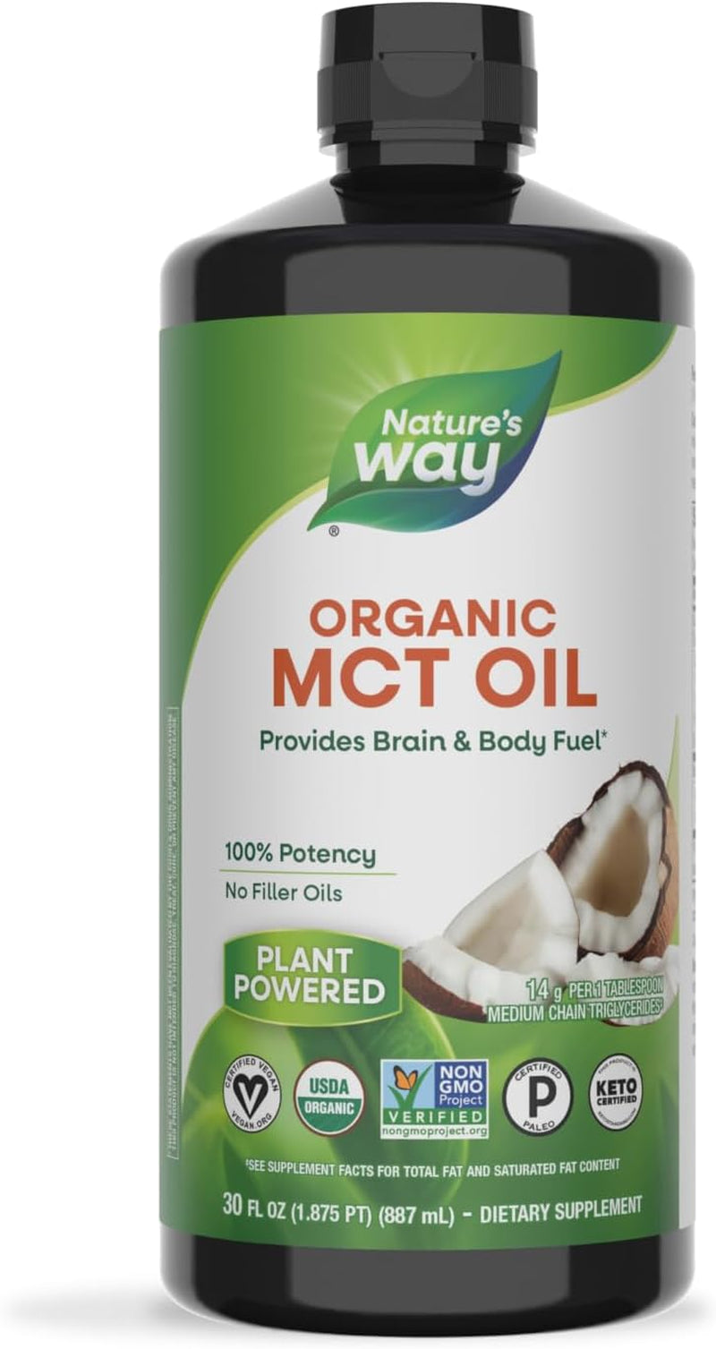 MCT Oil from Coconut Pure Source, No Filler Oils, 30 Fl. Oz. (Packaging May Vary)
