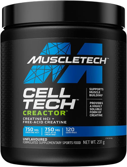 Unflavored Cell Tech Creactor Powder, 231 G