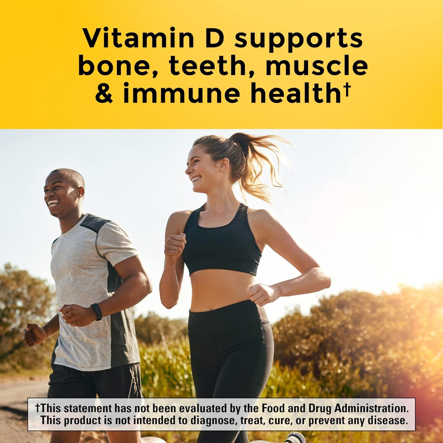 Extra Strength Vitamin D3 5000 IU (125 Mcg), Vitamin D Supplement for Bone, Teeth, Muscle, Immune Health Support, 70 Sugar Free Fast Dissolve Tablets, 70 Day Supply