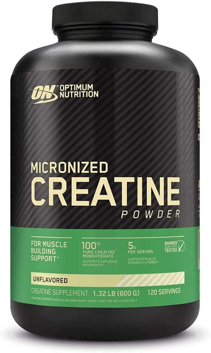 Micronized Creatine Powder, Unflavoured, 600G