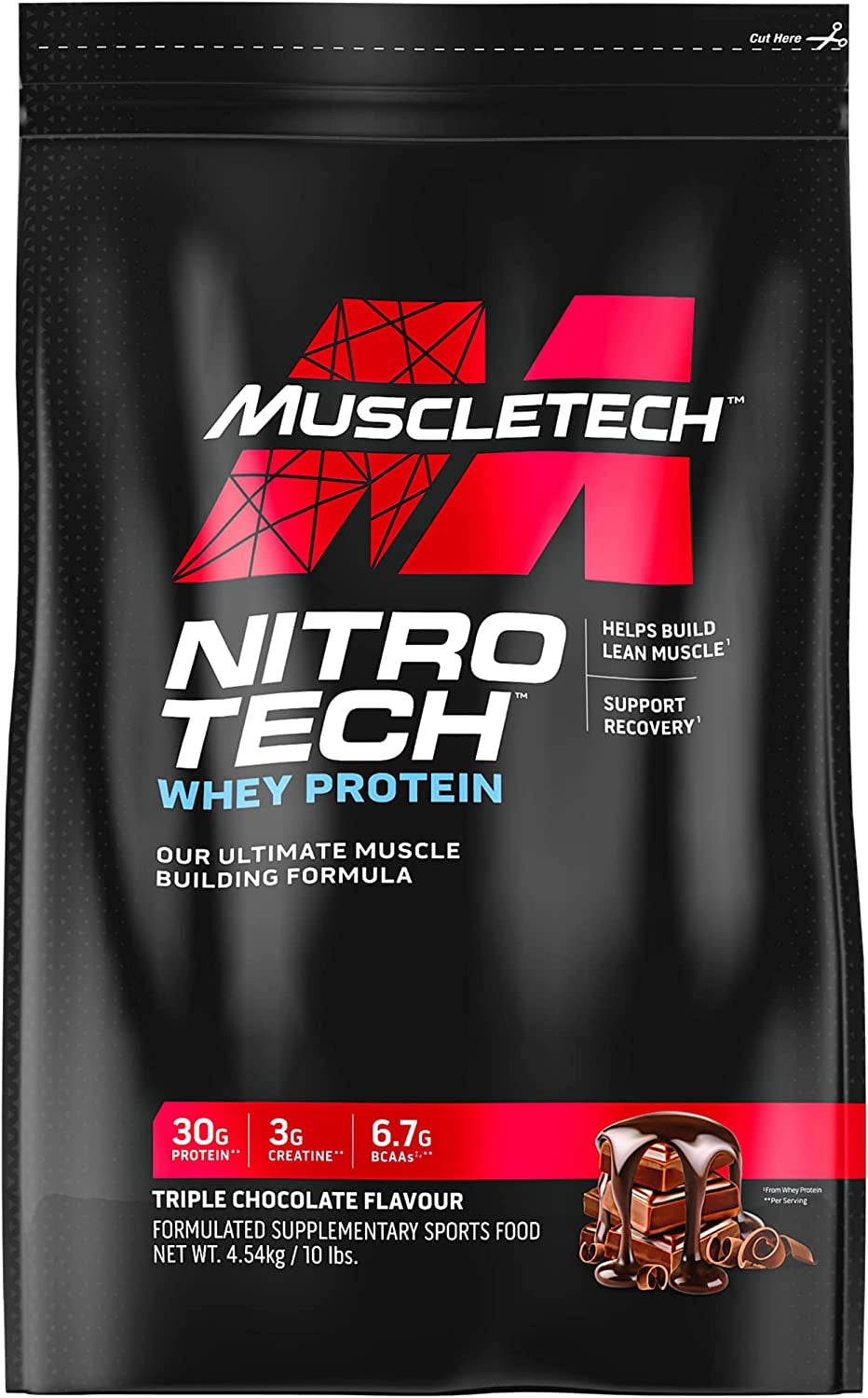 Nitrotech 10Lb Chocolate - Whey Protein