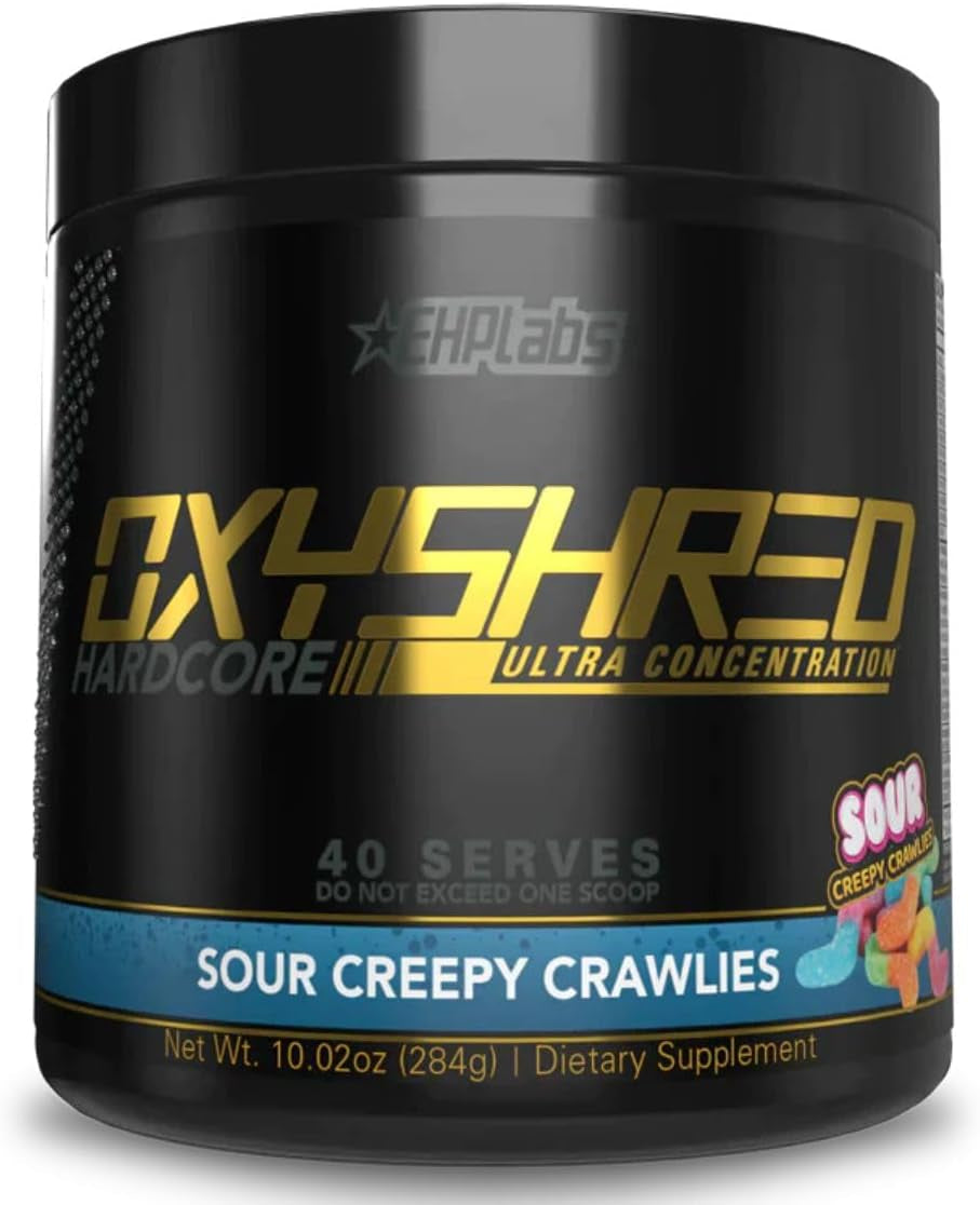 Ehplabs Oxyshred Hardcore Ultra Concentrate 40 Serves Sour Creepy Crawlies