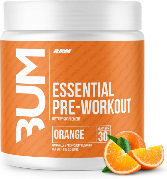 Nutrition - Essential Pre - Chris Bumstead Pre Workout Formula, Sports Nutrition Pre-Workout Powders | Men & Womens Drink, Energy Powder for Working Out (Orange)