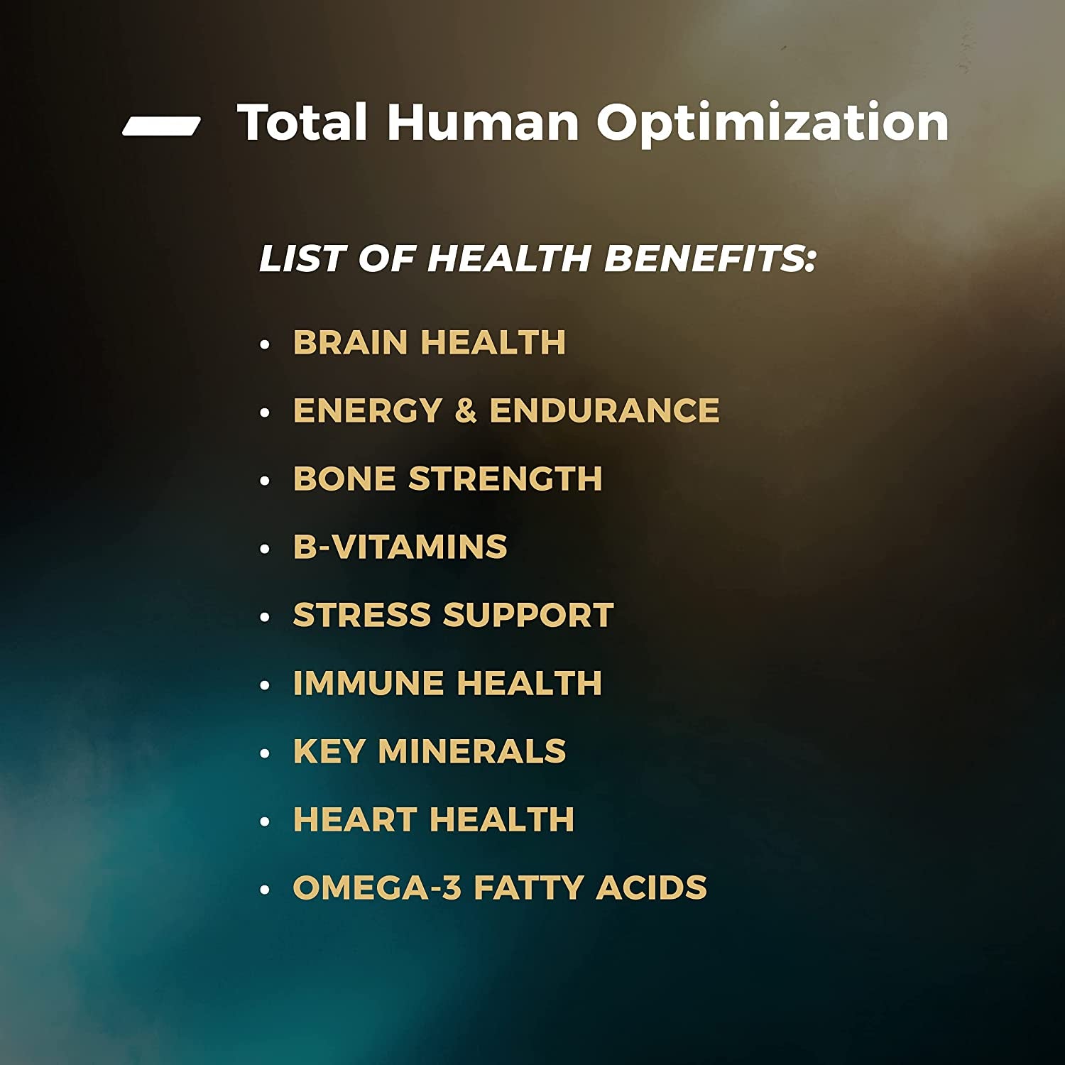 Total Human - Daily Vitamin Packs for Men & Women (60 Pack) - 10X Your Multivitamin - Packed with Essential Vitamins, Minerals, Herbs & Amino Acids