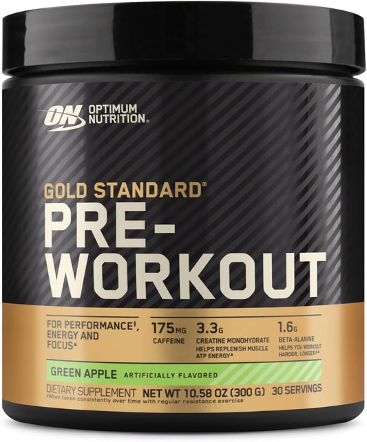 Gold Standard Pre-Workout [Size Option: 30 Serves ; Flavour Option: Green Apple;]